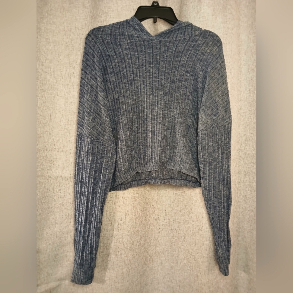 AEROPOSTALE WOMEN'S LARGE LONG SLEEVE BLUE TOP - Picture 1 of 4